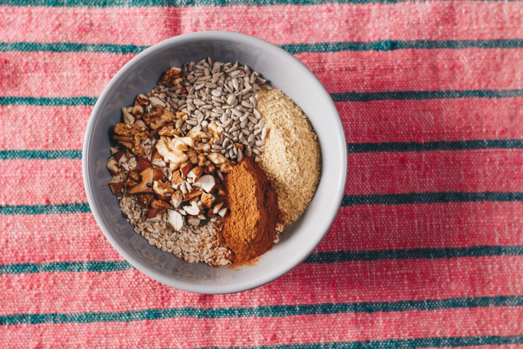 Dukkah a delicious blend of nuts and spices