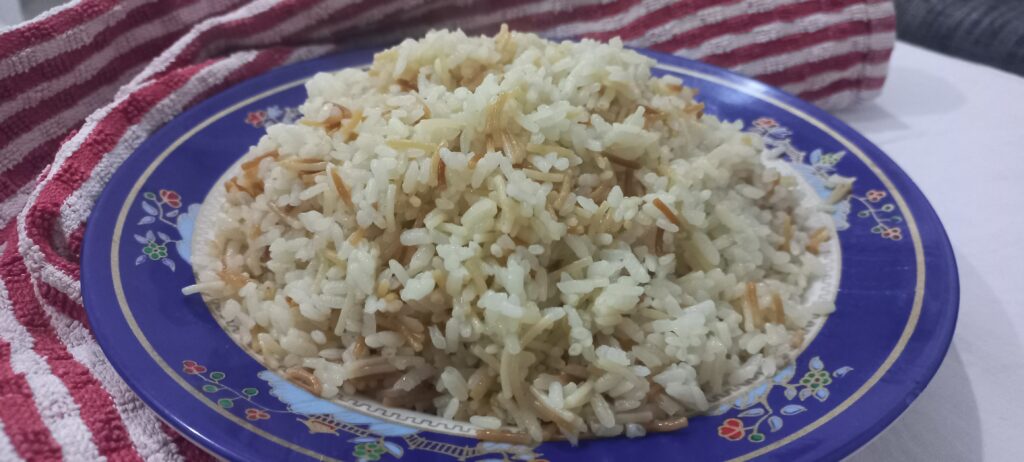 Delicious Egyptian Rice with Shariya - full of flavour