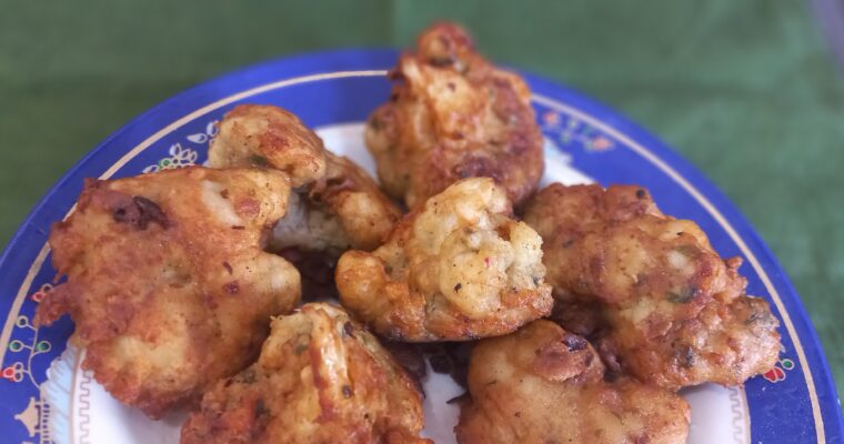 Cauliflower Fritters