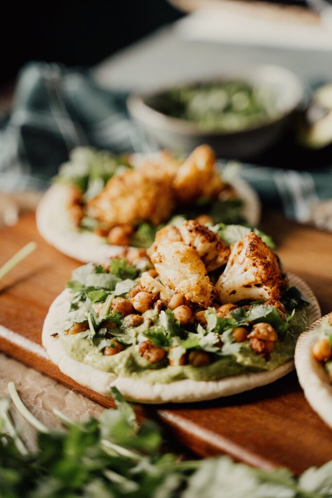 Are your taste buds ready to dance with crispy cauliflower wrap