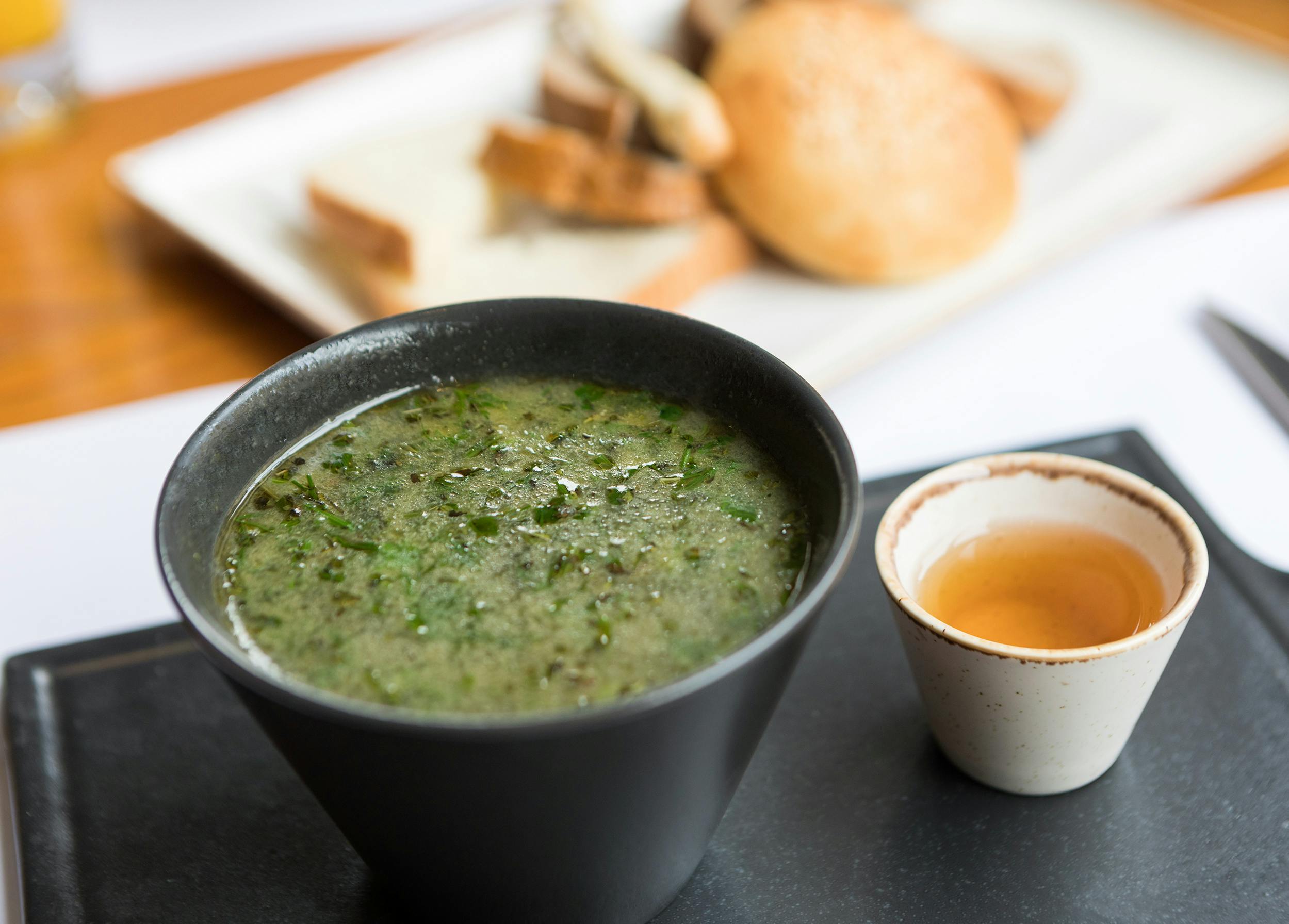 Mulukhiyah soup